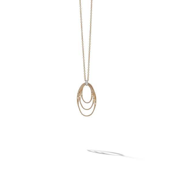 Collar oro 18 QT & diamantes Marrakech Onde Marco Bicego