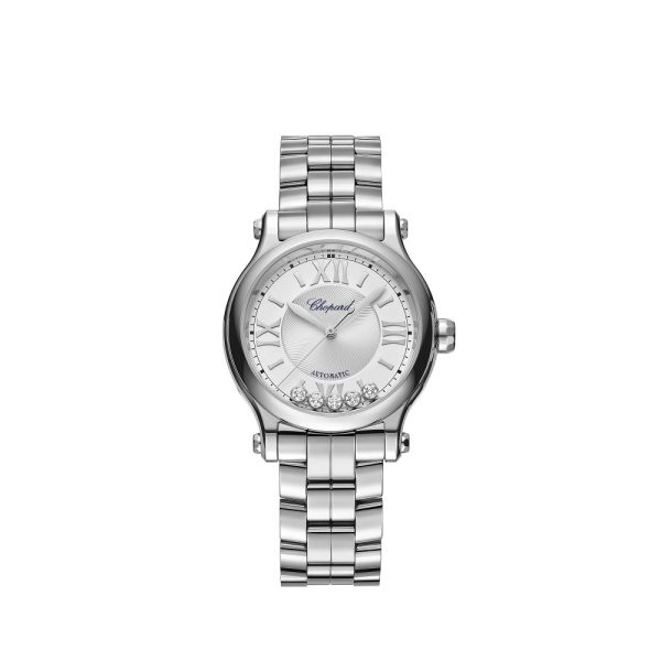 Reloj acero diamantes plata Happy Sport Chopard