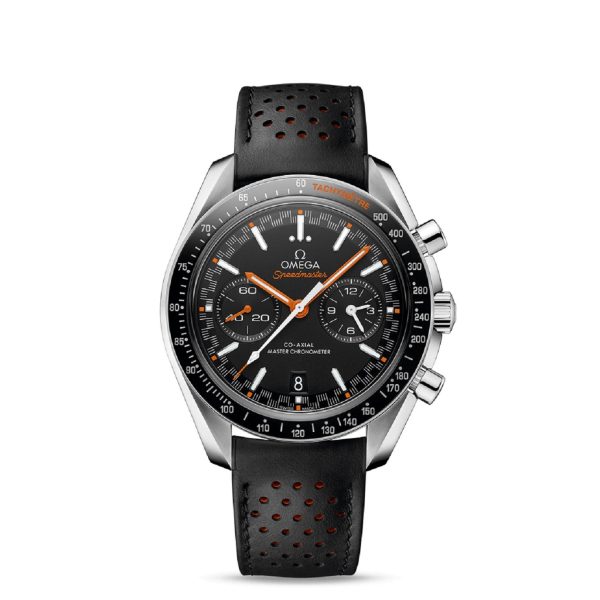 32932 ACERO-CUERO Y NEGRO-NARANJA 44,25 MM MASTER CRONÓMETRO COAXIAL CRONÓGRAFO SPEEDMASTER RACING OMEGA