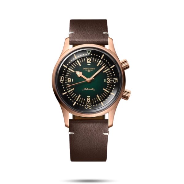 BRONZE WATCH & LEATHER 42 MM LEGEND DIVER LONGINES L3774