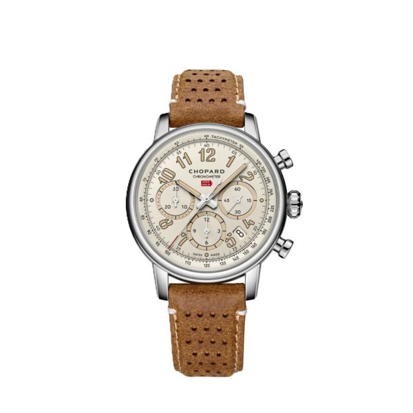 Chopard Mille Miglia Classic Chronograph Raticosa 40.5mm eggshell dial watch