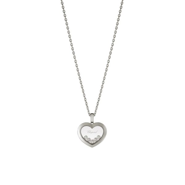Penjoll Or blanc & Diamants Happy Diamonds Chopard