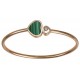 Ethical Rose Gold Bracelet & Diamonds Green Malachite Happy Hearts Chopard