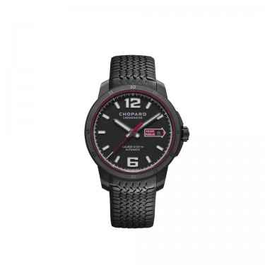 Black DLC Steel Watch & Rubber Mille Miglia GTS Chopard 