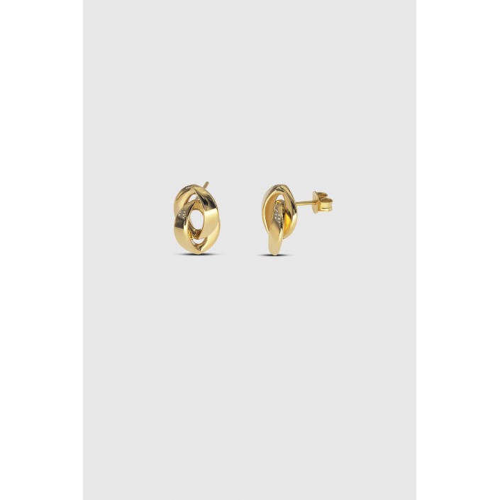 Boucles d'oreilles en or jaune 18 carats Suïssa Joiers