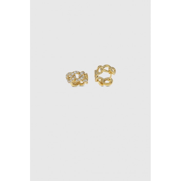 18K Yellow Gold & Diamonds Earrings Suïssa Joiers