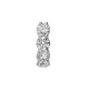 27150B4-WGD 18K WHITE GOLD CARTILAGE EARRINGS & DIAMONDS EARCUFF LEO PIZZO