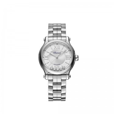 Rellotge acer diamants plata Happy Sport Chopard