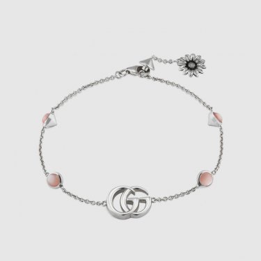 DOUBLE G PINK MOTHER OF PEARL BRACELET FLOWER