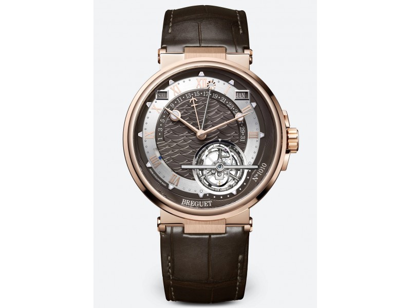 PINK GOLD WATCH PERPETUAL CALENDAR TOURBILLON