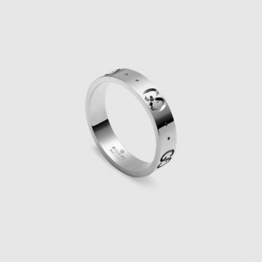 RING WHITE GOLD ICON GUCCI