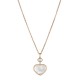 Pink gold Pendant & Diamond Mother-of-pearl Happy Hearts Chopard