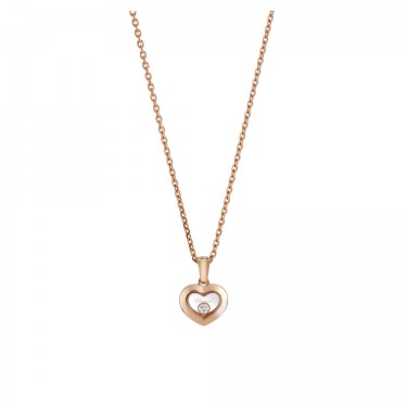 Colgante Oro rosa & Diamantes Happy Diamonds Chopard