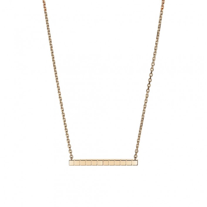 Necklace Pink gold Ice Cube Chopard