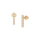 Earrings Pink gold Ice Cube Chopard