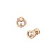 Pink Gold Earrings & Diamonds Happy Diamonds Chopard