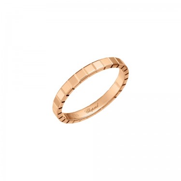 Pink gold ring Ice Cube Chopard