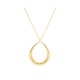 C-773 / PA92CT SILVER-YELLOW GOLD PENDANT SUISSA JOIERS