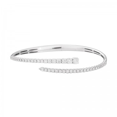 18 kt white gold bracelet with diamonds Recarlo 