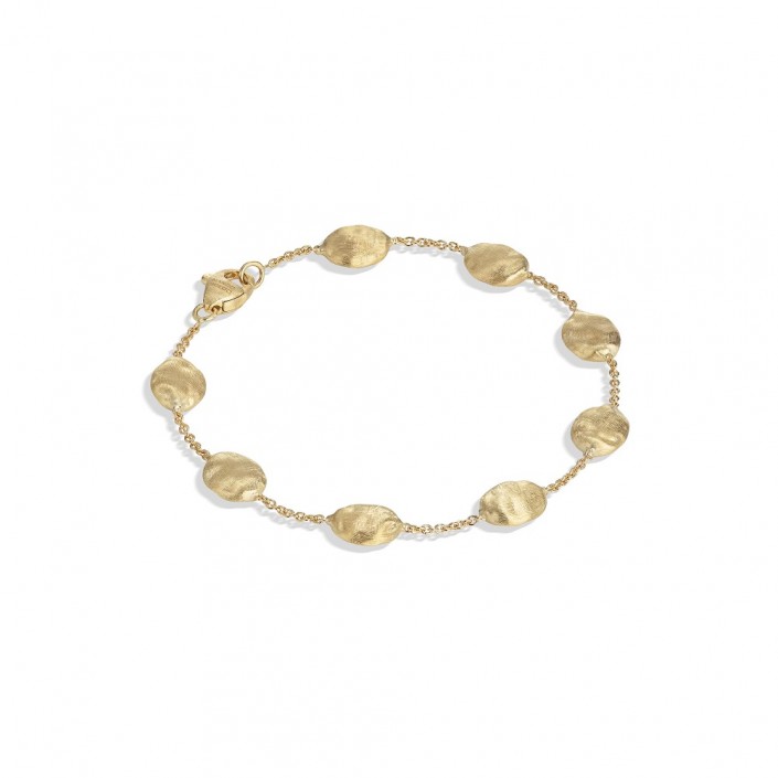18 kt yellow gold bracelet & oval elements Siviglia Marco Bicego