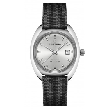 STEEL WATCH AND SILVER DIAL DS2 CERTINA C024 