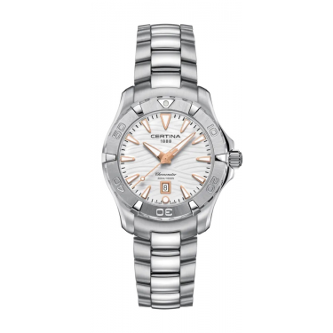 WHITE & STEEL DS ACTION DIVER LADY CERTINA