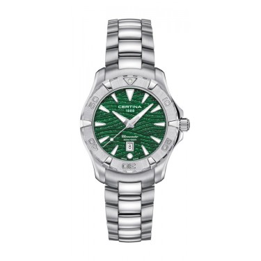 GREEN & STEEL DS ACTION DIVER LADY CERTINA