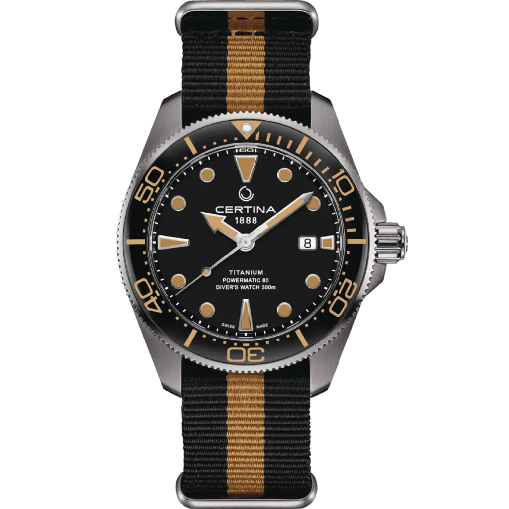 2 elements Krypton Titaniumfish Swiss Automatic Diver Titan Orologio automatico