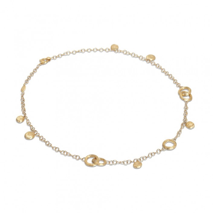 SHORT NECKLACE WITH KNOT IN 18 KT GOLD JAIPUR MARCO BICEGO CB2612