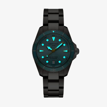 DS Action 40mm quartz and titanium watch Certina