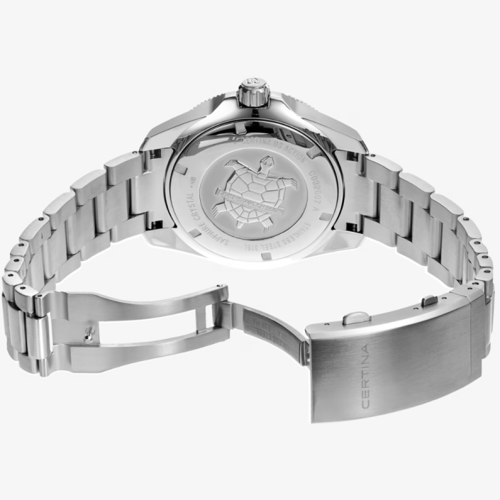 Montre DS action diver vert 43 mm powermatic 80 Certina