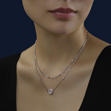 Chopard Happy Diamonds Icons Necklace white gold and diamonds