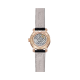 Chopard Happy Sport 33mm rose gold diamond watch with blue strap