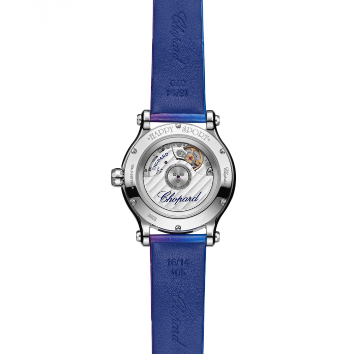 Rellotge Happy Sport 33mm Automàtic Chopard Esfera Purple Night amb Diamants