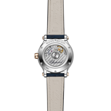Reloj Chopard Happy Sport 33 mm oro rosa y diamantes 