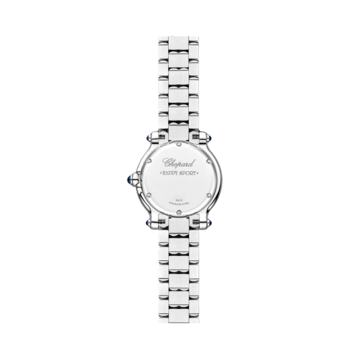 Chopard Happy Sport The First 33mm steel watch with seven moving diamonds