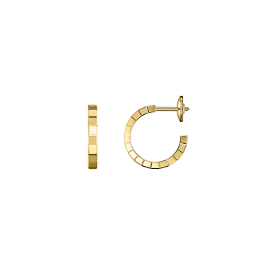 Ice Cube en oro amarillo ético de 18 K con diseño geométrico