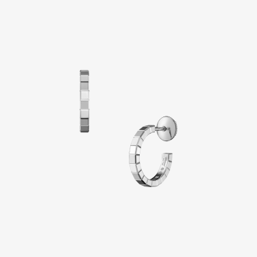 Boucles d’oreilles Ice Cube en or blanc Chopard 