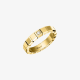 Ice Cube ring in yellow gold with diamond Chopard