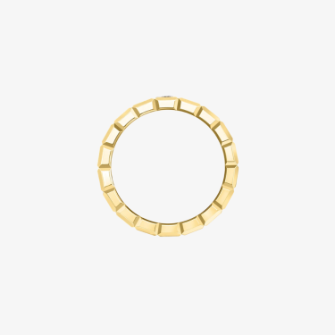 Bague Ice Cube en or jaune avec diamant Chopard 