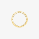 Ice Cube ring in yellow gold with diamond Chopard