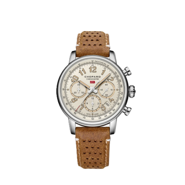 Chopard Mille Miglia Classic Chronograph Raticosa 40.5mm eggshell dial watch
