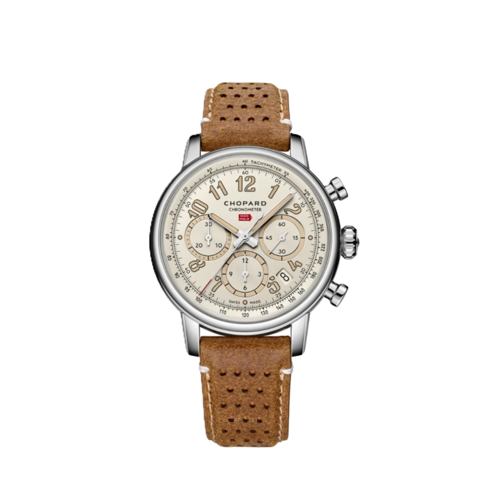 Chopard Mille Miglia Classic Chronograph Raticosa 40.5mm eggshell dial watch