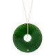 Collier DONUT or rose 18 K Jade GinetteNY