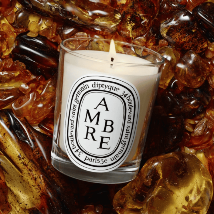 Scented Candle "Ambre" by Diptyque