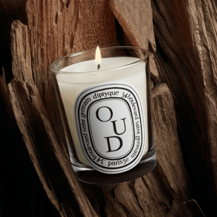 Scented Candle "Oud" by Diptyque