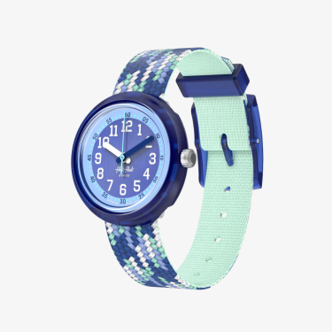 Braid in Blue watch Flik Flak