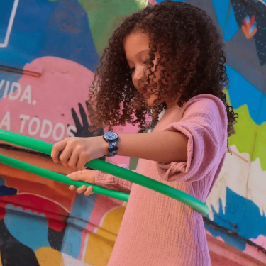 Braid in Blue watch Flik Flak