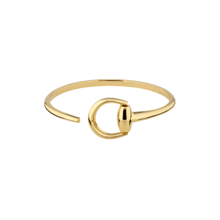 Gucci Horsebit 18K Yellow Gold Iconic Bracelet