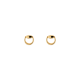 Yellow Gold Earrings Gucci Horsebit 18kt